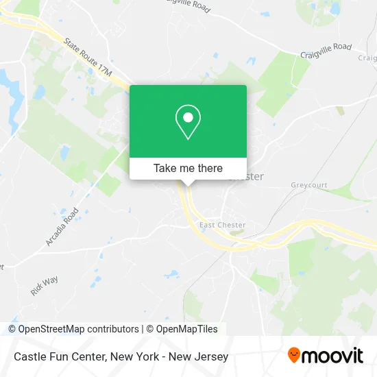 Castle Fun Center map
