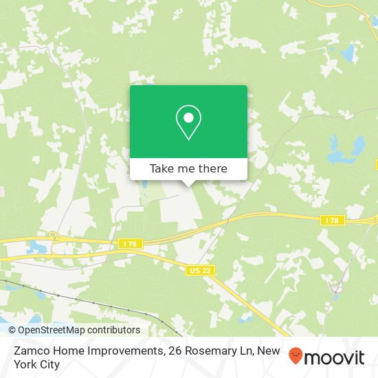 Mapa de Zamco Home Improvements, 26 Rosemary Ln