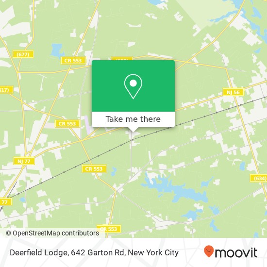 Deerfield Lodge, 642 Garton Rd map