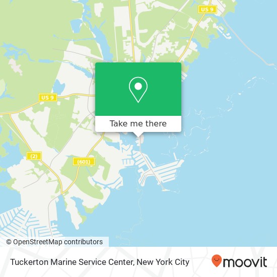 Mapa de Tuckerton Marine Service Center