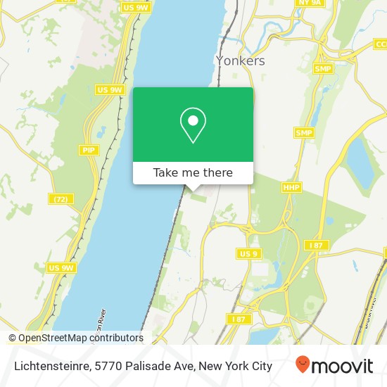 Mapa de Lichtensteinre, 5770 Palisade Ave