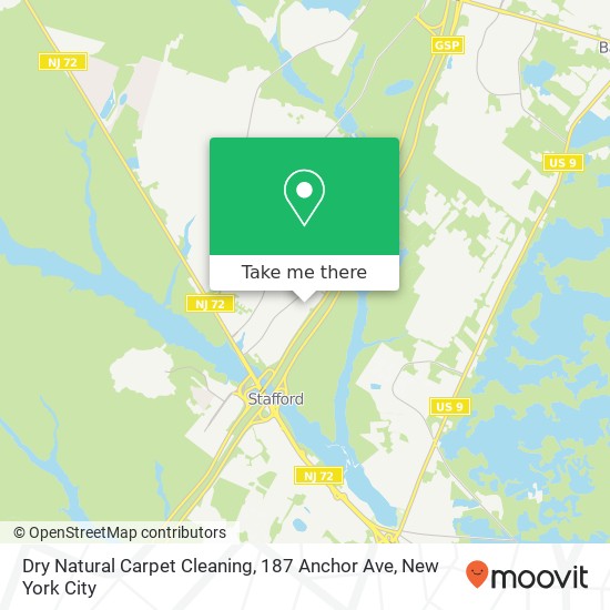 Mapa de Dry Natural Carpet Cleaning, 187 Anchor Ave