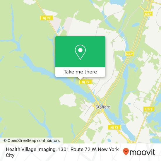Mapa de Health Village Imaging, 1301 Route 72 W