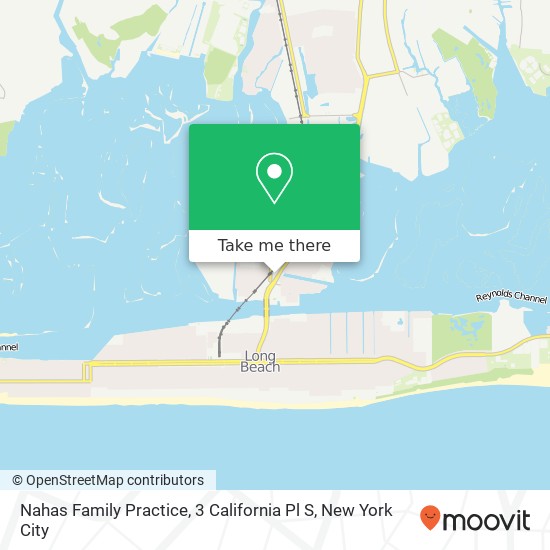 Mapa de Nahas Family Practice, 3 California Pl S
