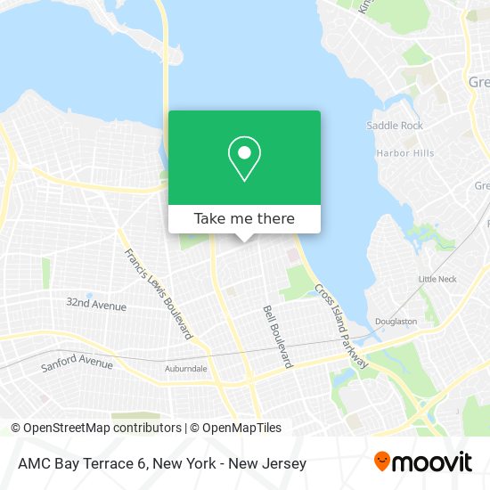 AMC Bay Terrace 6 map