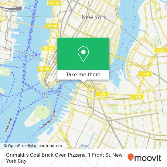 Grimaldi's Coal Brick-Oven Pizzeria, 1 Front St map