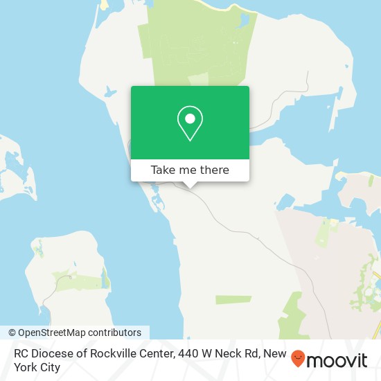 Mapa de RC Diocese of Rockville Center, 440 W Neck Rd