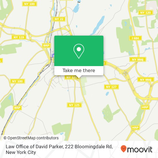 Law Office of David Parker, 222 Bloomingdale Rd map