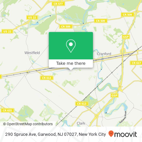 290 Spruce Ave, Garwood, NJ 07027 map