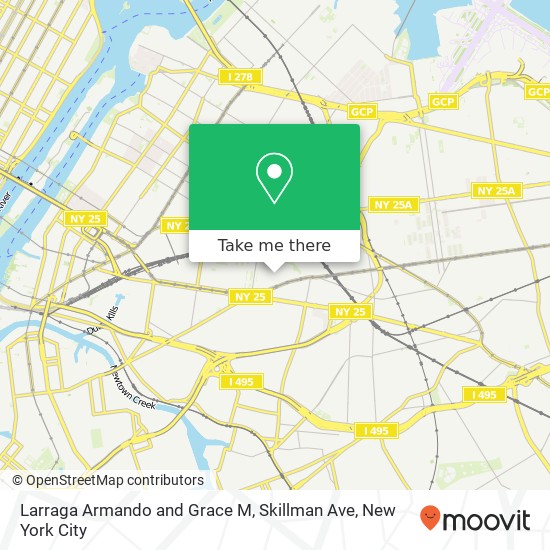 Mapa de Larraga Armando and Grace M, Skillman Ave