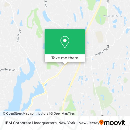 Mapa de IBM Corporate Headquarters