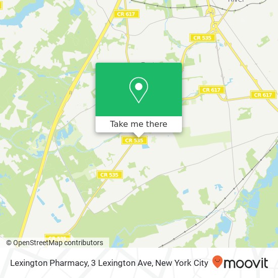 Mapa de Lexington Pharmacy, 3 Lexington Ave