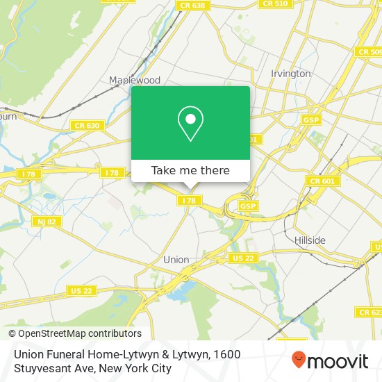 Union Funeral Home-Lytwyn & Lytwyn, 1600 Stuyvesant Ave map