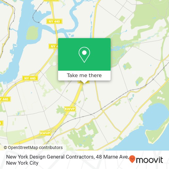 New York Design General Contractors, 48 Marne Ave map