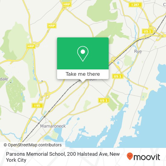 Mapa de Parsons Memorial School, 200 Halstead Ave