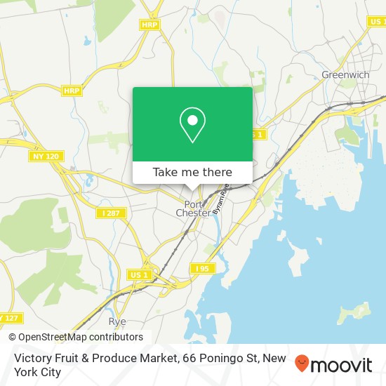 Mapa de Victory Fruit & Produce Market, 66 Poningo St