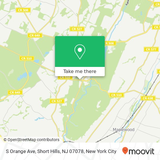 S Orange Ave, Short Hills, NJ 07078 map