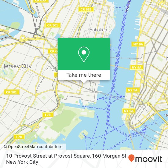 10 Provost Street at Provost Square, 160 Morgan St map