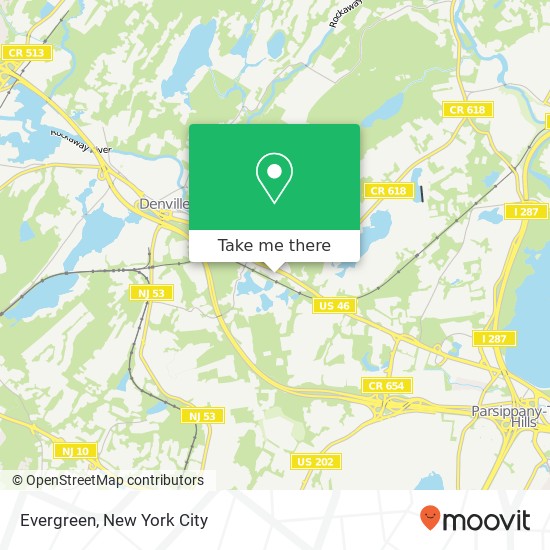 Evergreen map