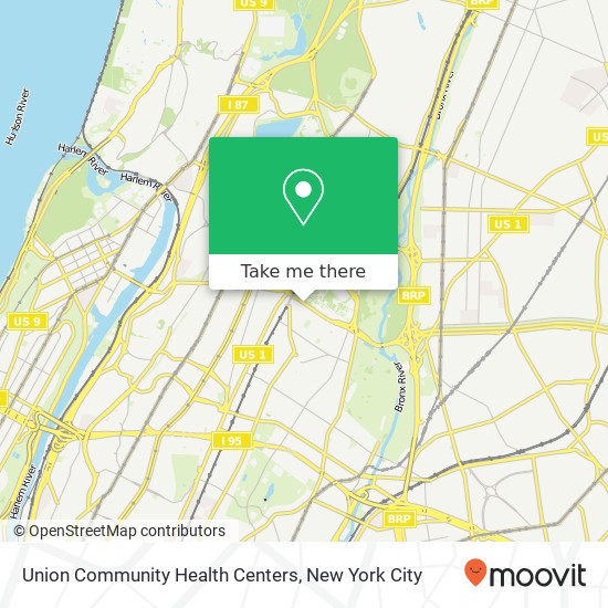 Union Community Health Centers map