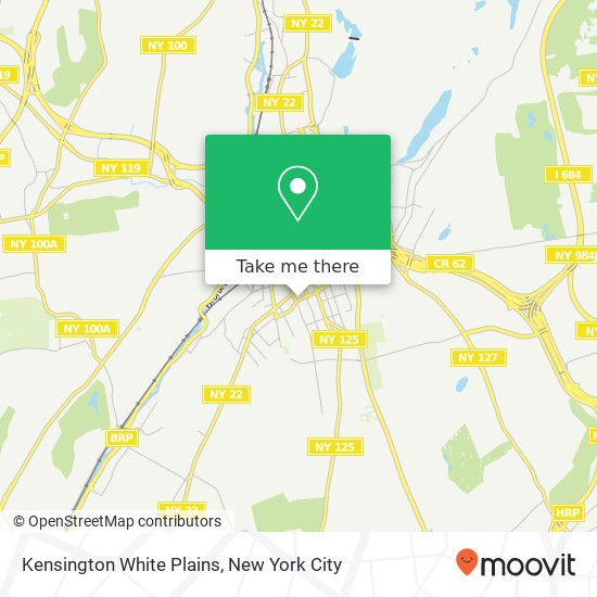 Kensington White Plains map