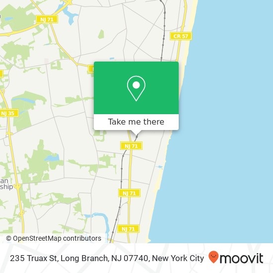 235 Truax St, Long Branch, NJ 07740 map