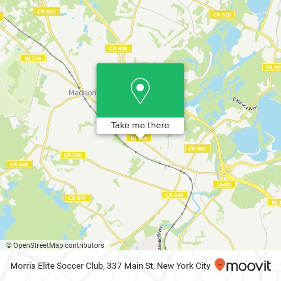 Mapa de Morris Elite Soccer Club, 337 Main St