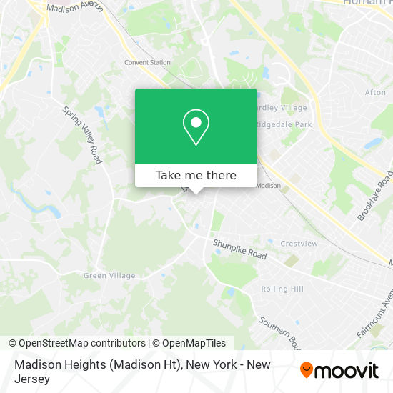 Mapa de Madison Heights (Madison Ht)