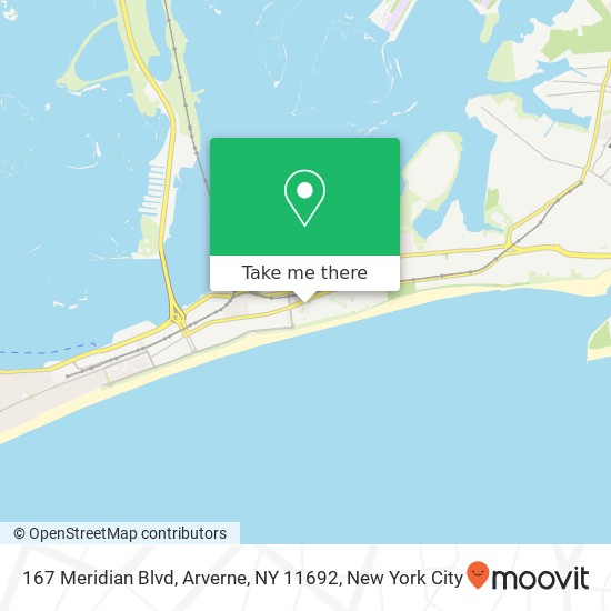 167 Meridian Blvd, Arverne, NY 11692 map