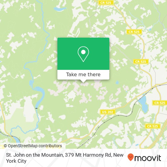 St. John on the Mountain, 379 Mt Harmony Rd map