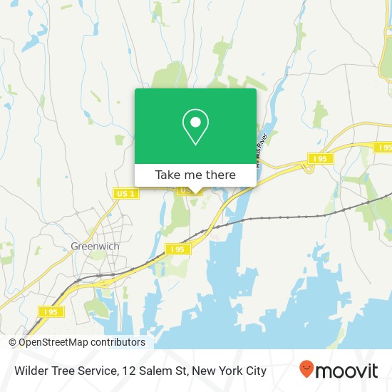 Mapa de Wilder Tree Service, 12 Salem St