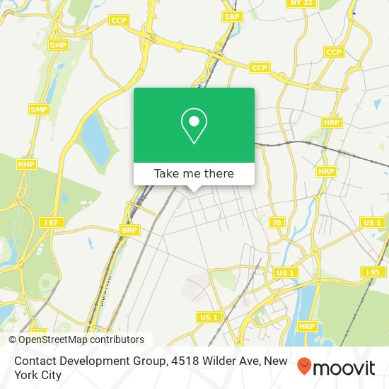 Contact Development Group, 4518 Wilder Ave map