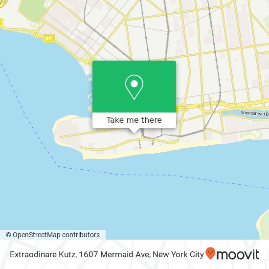 Mapa de Extraodinare Kutz, 1607 Mermaid Ave