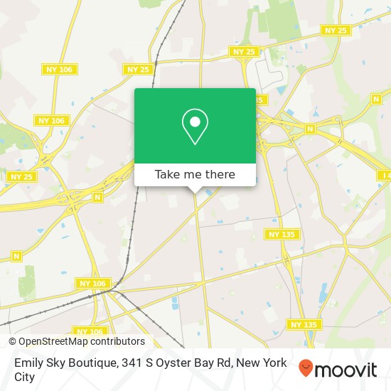 Emily Sky Boutique, 341 S Oyster Bay Rd map