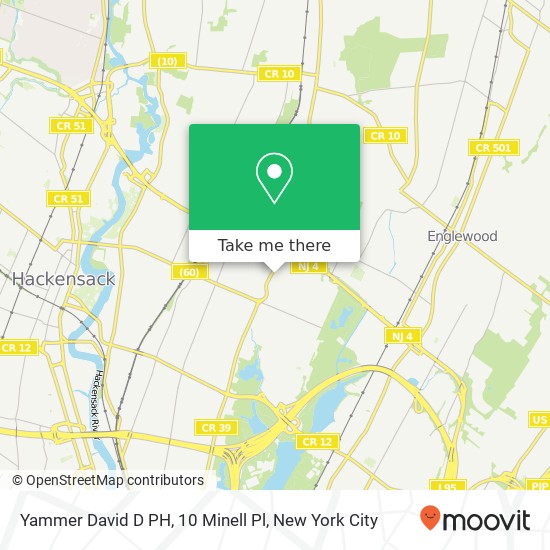 Mapa de Yammer David D PH, 10 Minell Pl