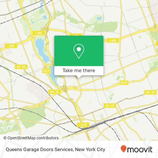 Mapa de Queens Garage Doors Services