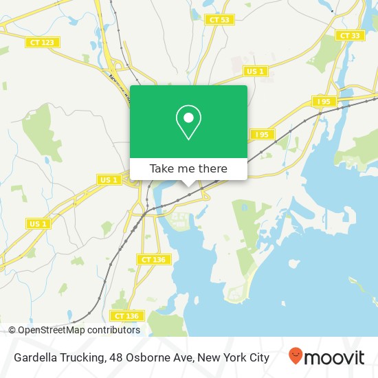 Mapa de Gardella Trucking, 48 Osborne Ave