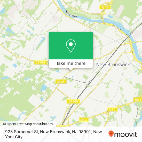 928 Somerset St, New Brunswick, NJ 08901 map