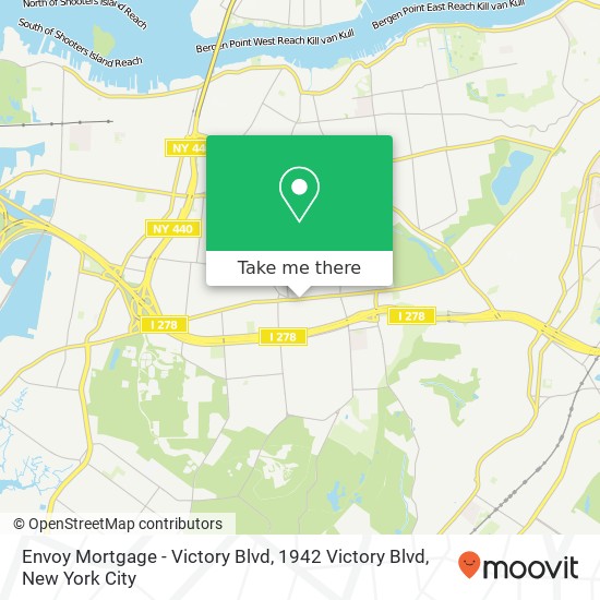 Envoy Mortgage - Victory Blvd, 1942 Victory Blvd map