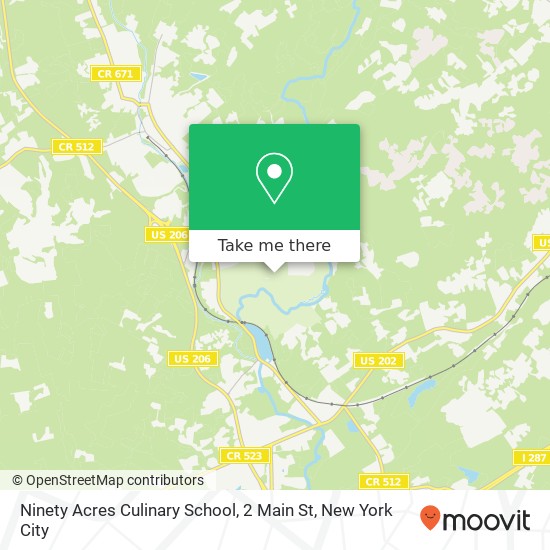 Ninety Acres Culinary School, 2 Main St map