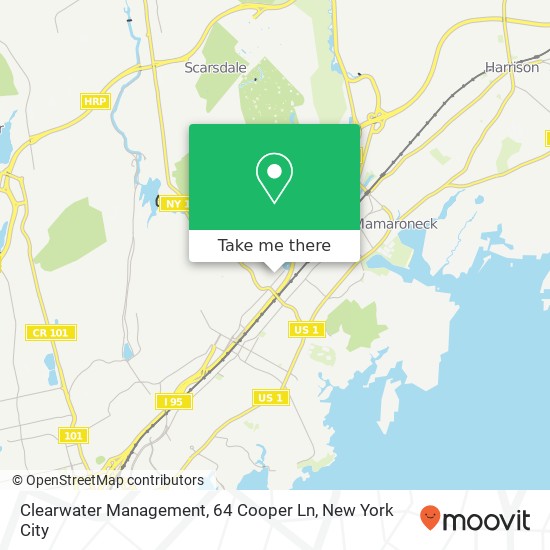 Mapa de Clearwater Management, 64 Cooper Ln