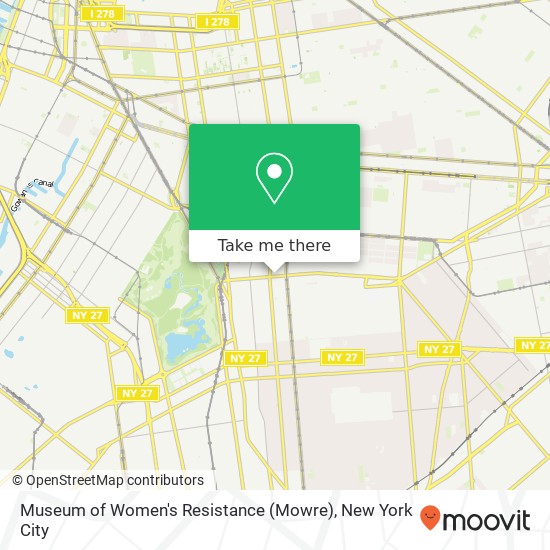Museum of Women's Resistance (Mowre) map