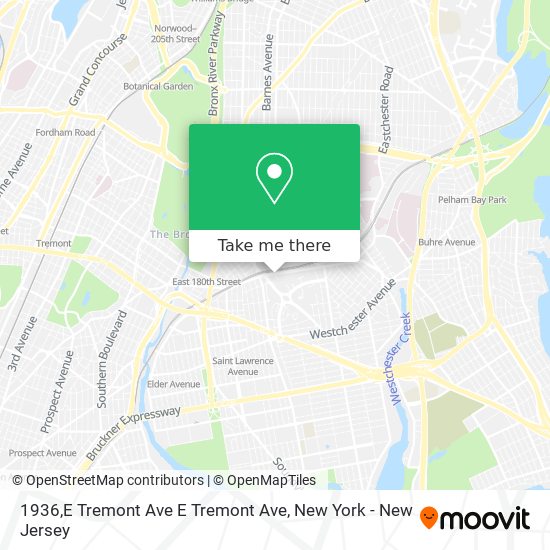 1936,E Tremont Ave E Tremont Ave map