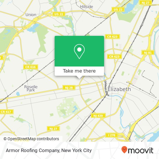 Mapa de Armor Roofing Company