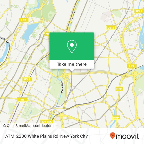 ATM, 2200 White Plains Rd map