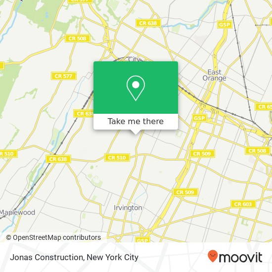 Jonas Construction map