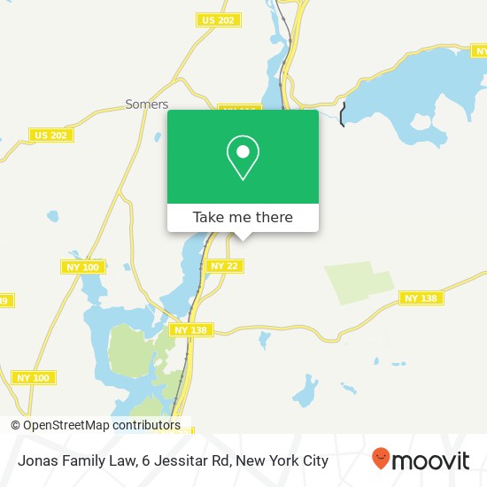Mapa de Jonas Family Law, 6 Jessitar Rd