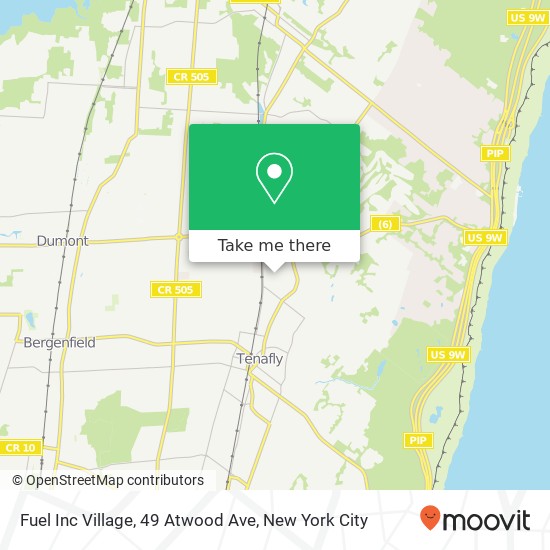 Mapa de Fuel Inc Village, 49 Atwood Ave