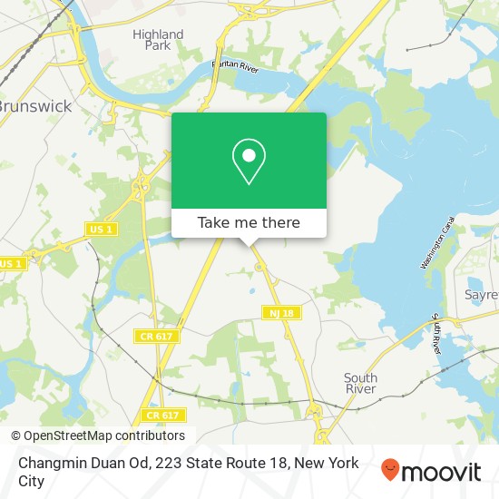 Changmin Duan Od, 223 State Route 18 map