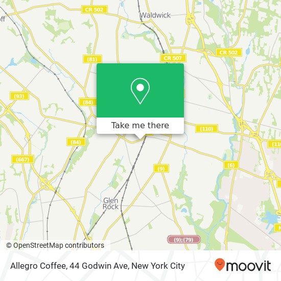 Allegro Coffee, 44 Godwin Ave map